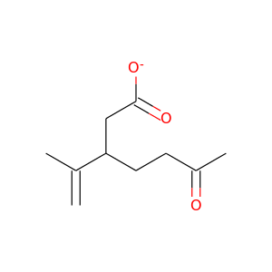(3S)-3-isopropenyl-6-oxoheptanoate