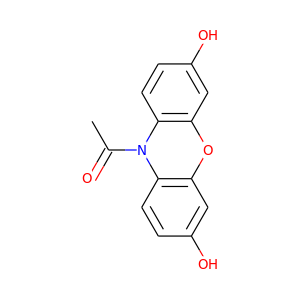 10-acetyl-3,7-dihydroxyphenoxazine
