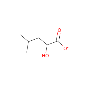 2-Hydroxy-4-methylpentanoate