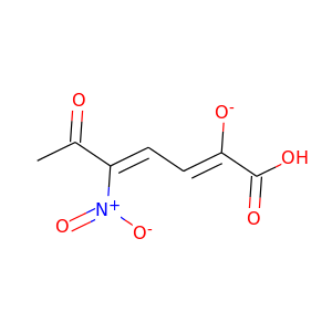 2-Hydroxy-5-nitro-6-oxohepta-2,4-dienoate