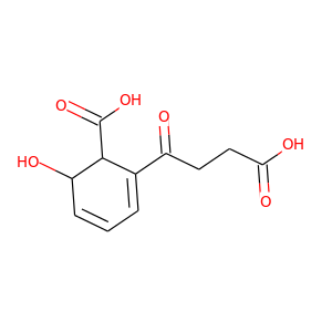 2-succinyl-6-hydroxy-2,4-cyclohexadiene-1-carboxylate