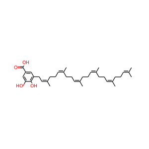 3,4-dihydroxy-5-hexaprenylbenzoate