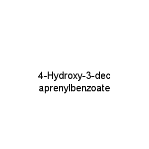 4-Hydroxy-3-decaprenylbenzoate