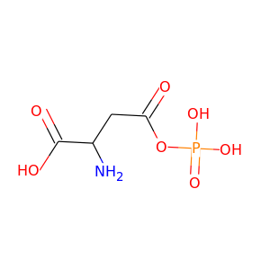 4-phospho-L-aspartate