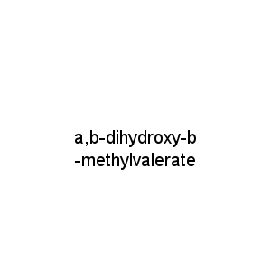 a,b-dihydroxy-b-methylvalerate